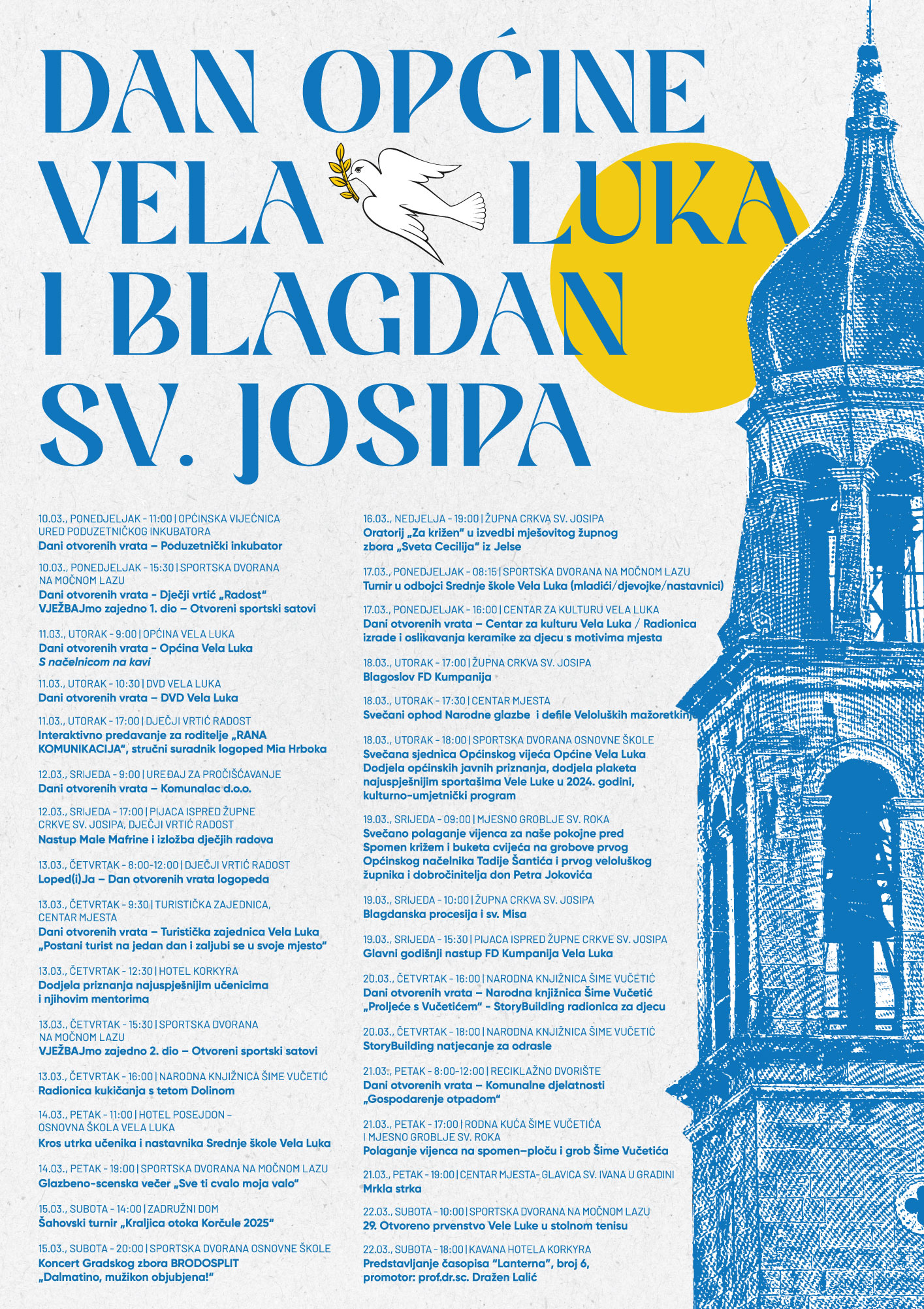 Dan općine Vela Luka i blagdan svetog Josipa